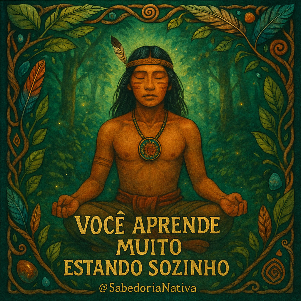 Você aprende muito estando sozinho